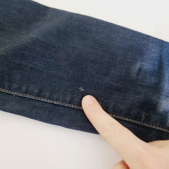 Banana Republic Jeans Premium Denim Skinny Mid Rise  Dark Wash 26 - Picture 13 of 13